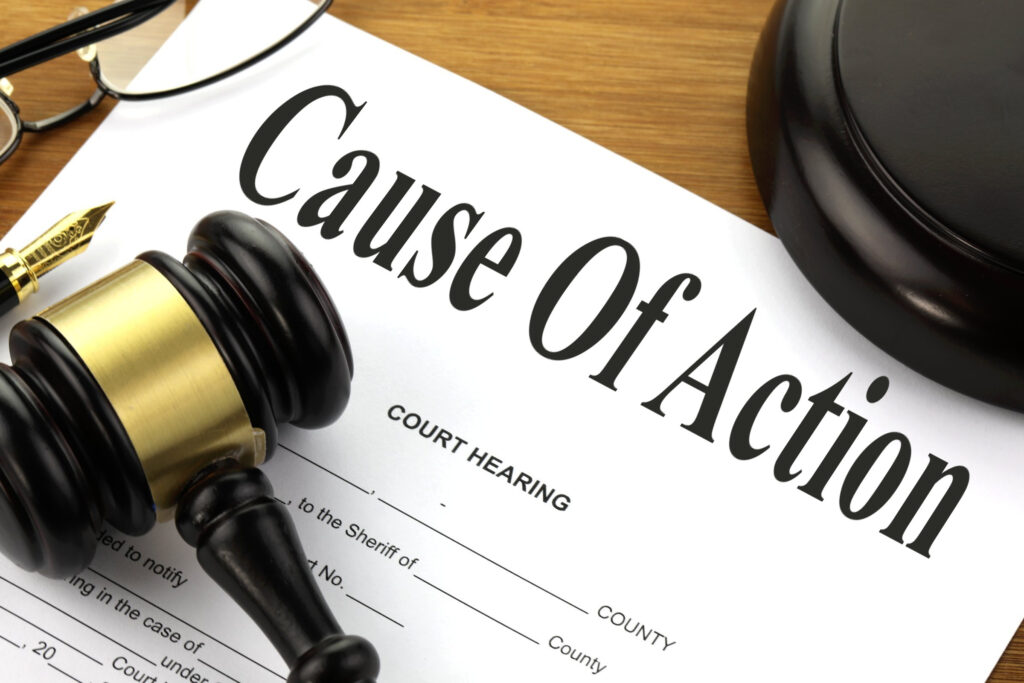 Cause of Action – Ground to Initiate Proceedings